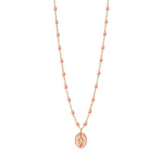 Collier Madone rose