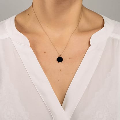 Collier Ever Onyx Disc