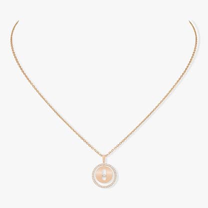 Collier Lucky Move PM diamants et or rose