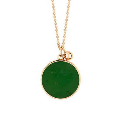 Collier Ever Jade Disc