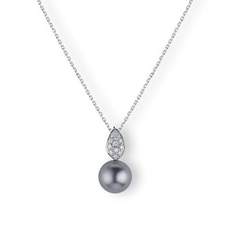 Photo produit collier avec perles et diamants