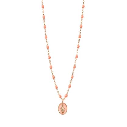 Collier Madone rose