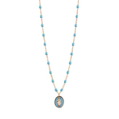 Collier Madone turquoise